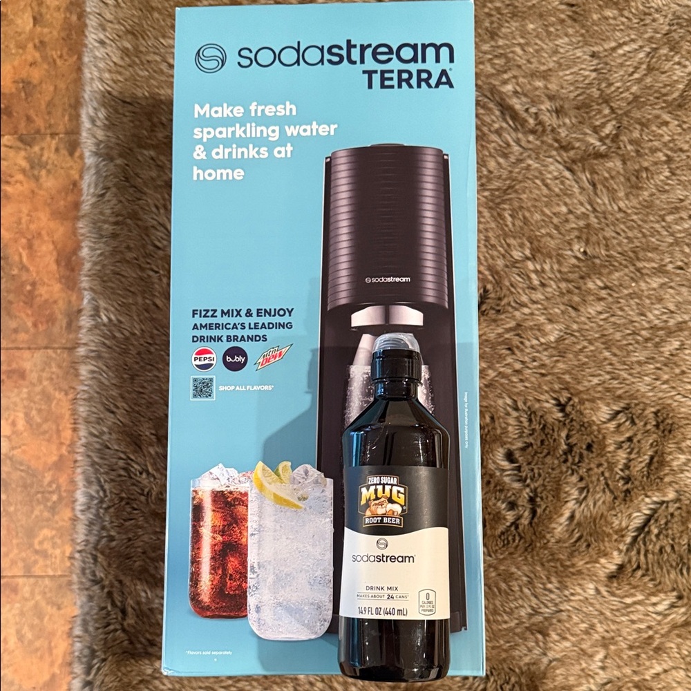 SodaStream Terra Sparkling Water Maker - new in box